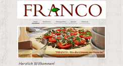 Desktop Screenshot of francoristorante.at