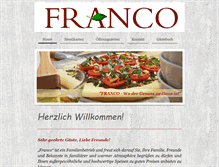 Tablet Screenshot of francoristorante.at